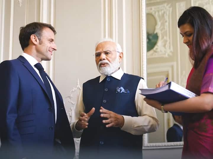 ఫ్రాన్స్ ప్రెసిడెంట్ వీడియో సందేశం పిఎం మోడీ డియర్ నరేంద్ర ఇమ్మాన్యుయేల్ మాక్రాన్ ఫ్రాన్స్ పర్యటన తర్వాత పిఎం మోడీ కోసం ప్రత్యేక వీడియో సందేశం